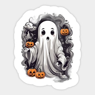 Halloween Ghost Sticker